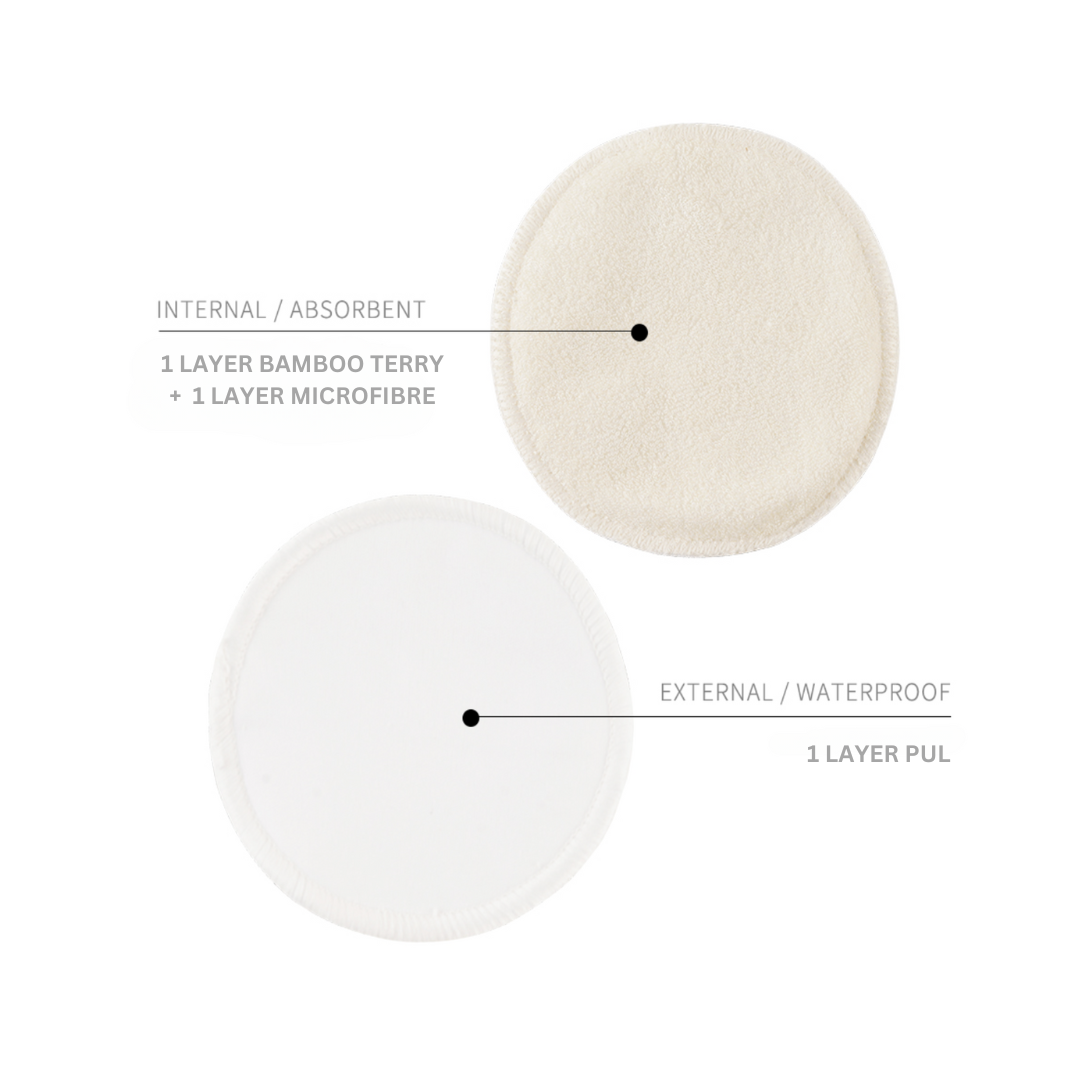 Tyhan - Wholesale Nursing Pillow/Pad - Maternity - Reusable Bamboo Breast Pads 6 Pack1