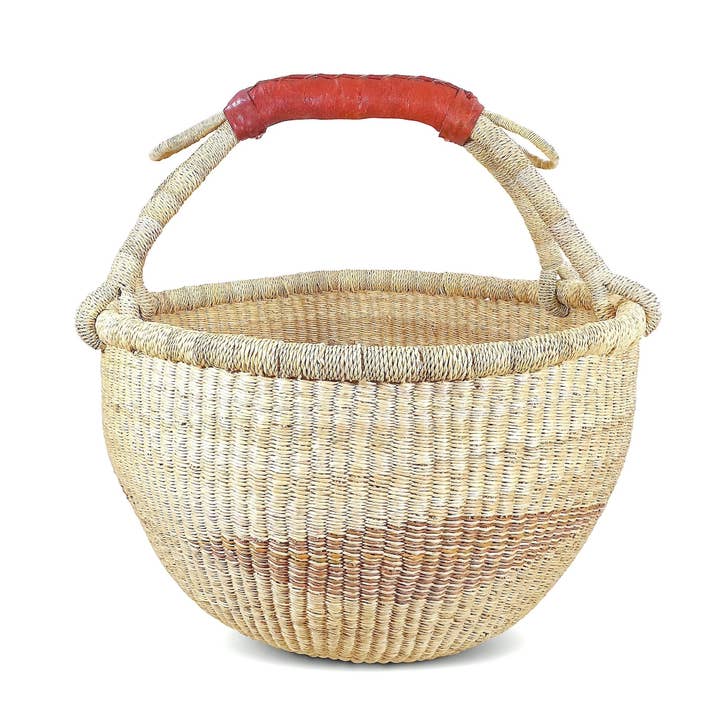 Round Storage Basket - SALE for wholesale by Ti-a Woven Goods