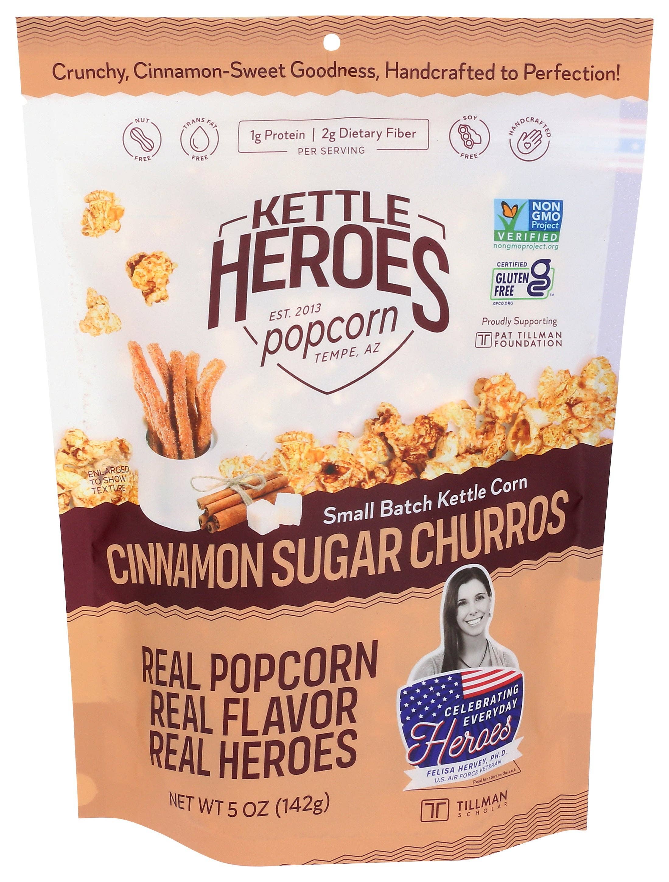 Everyday Supply Co - Wholesale Popcorn - Kettle Heroes Kettel Corn Cinn Churro - Case Of 60