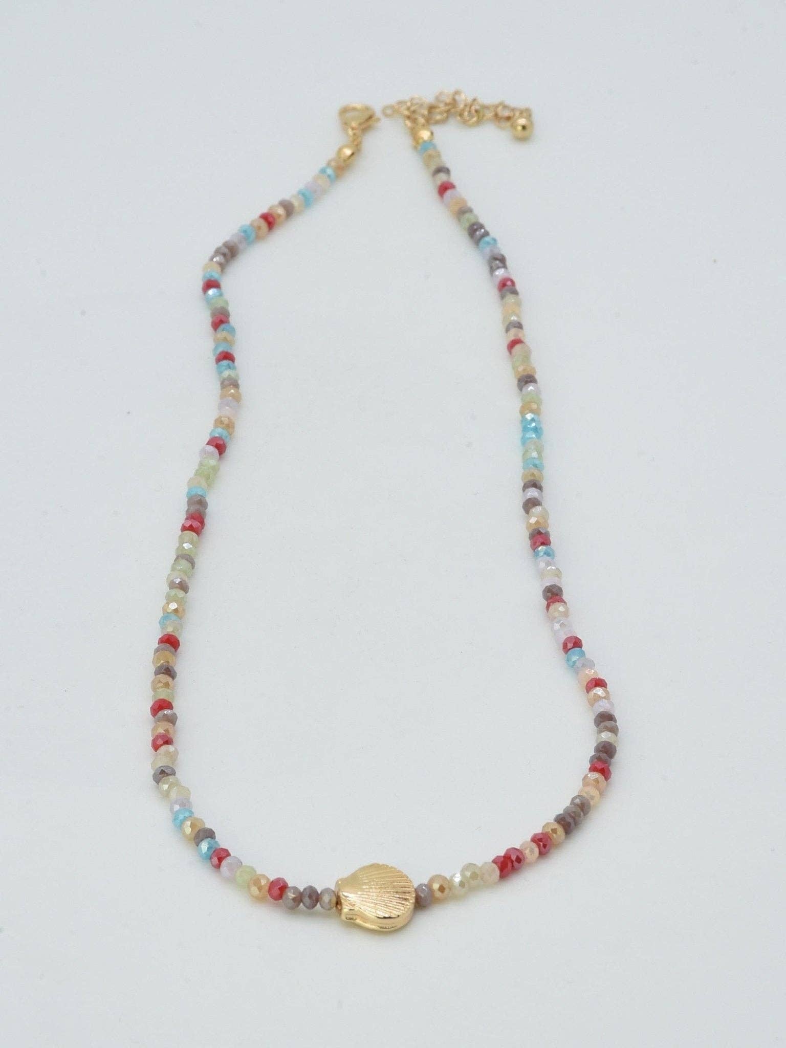 MiMi Wholesale - Wholesale Pendant/Charm Necklace - CN4372 Beaded Shell Pendant Necklace5