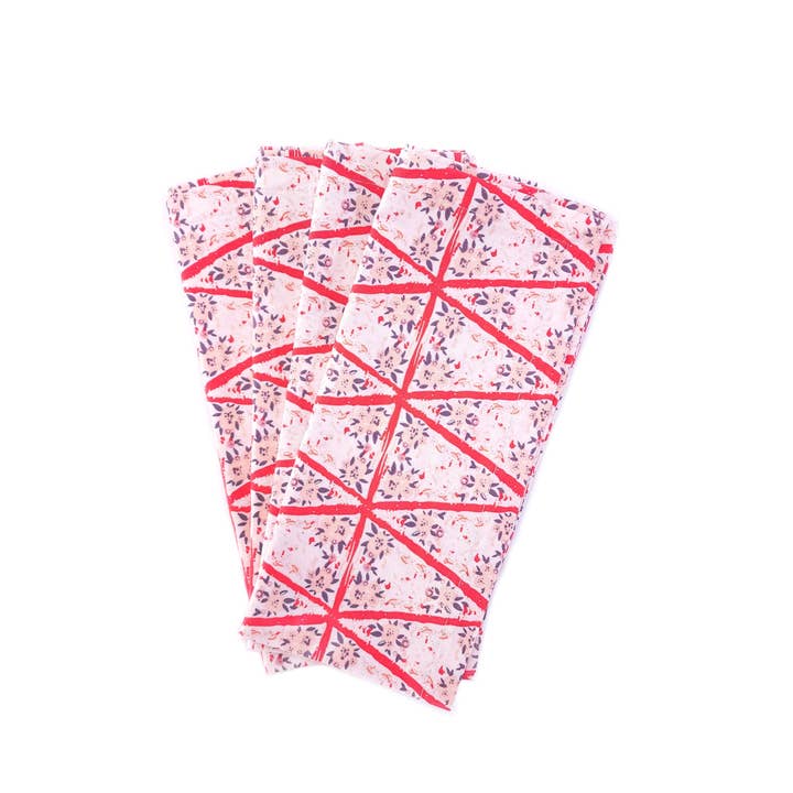 90 West Linen Co. - Wholesale Dinner & Cloth Napkin - Romantic Floral Cloth Napkins, Set of 417