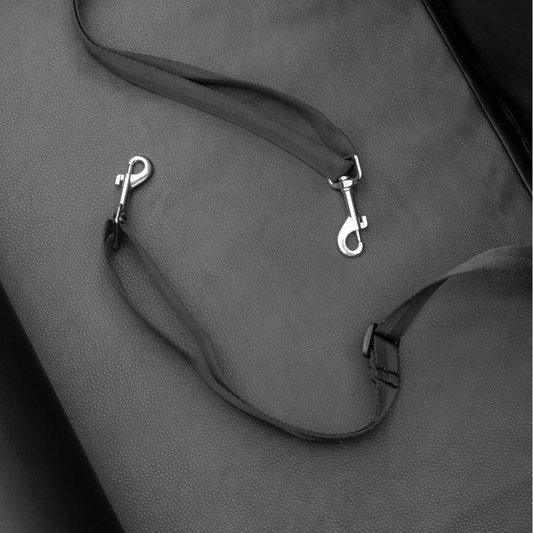 Paw Brands - Wholesale Pet Bed - Dog - PupProtector™ Faux Leather Memory Foam Dog Car Bed -  Black17