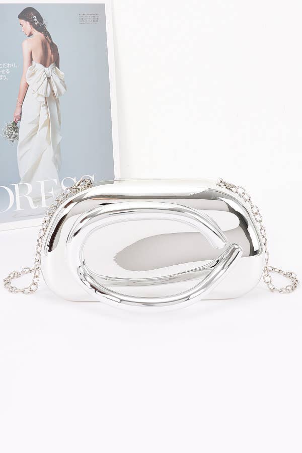 Oblige by G – Großhandel Umhängetasche - Damen – Metallic Hartschalen-Mini-Umhängetasche HPC664510