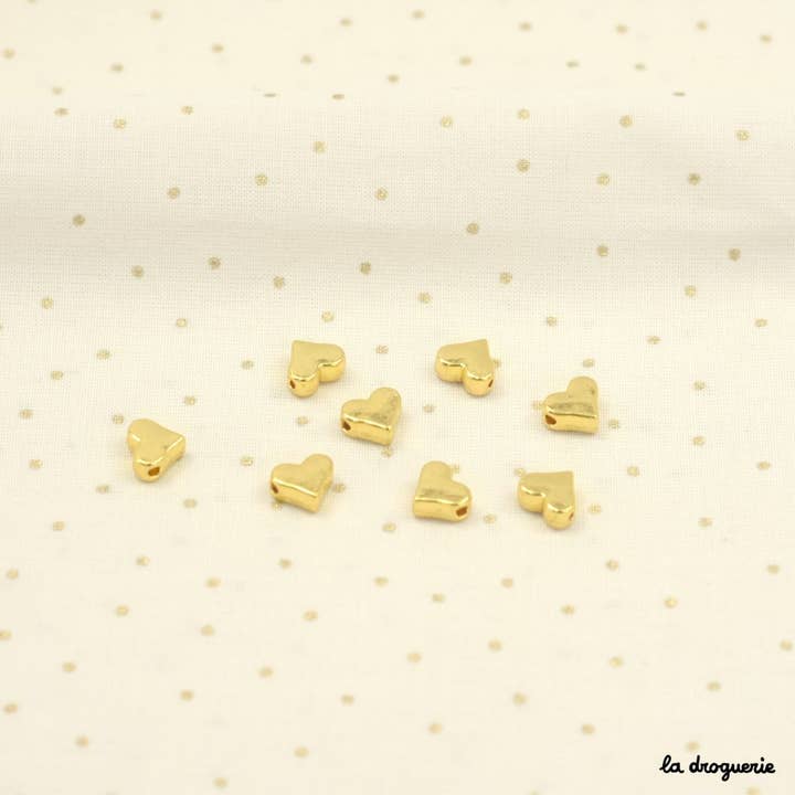 LA DROGUERIE - Wholesale Beads - Practical Pearl heart horizontal hole