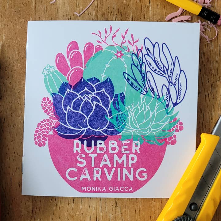 Salt & Paper - Wholesale DIY Craft Kit - Rubber Stamp Carving Manual0