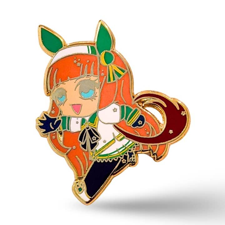 Stille Suzuka Uma Musume Emaille Speldje voor wholesale door Naytendo