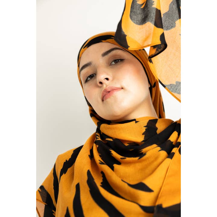 Bella Hijabs - Wholesale Hijab - Women's - Modal Hijab - Tiger Stripes2
