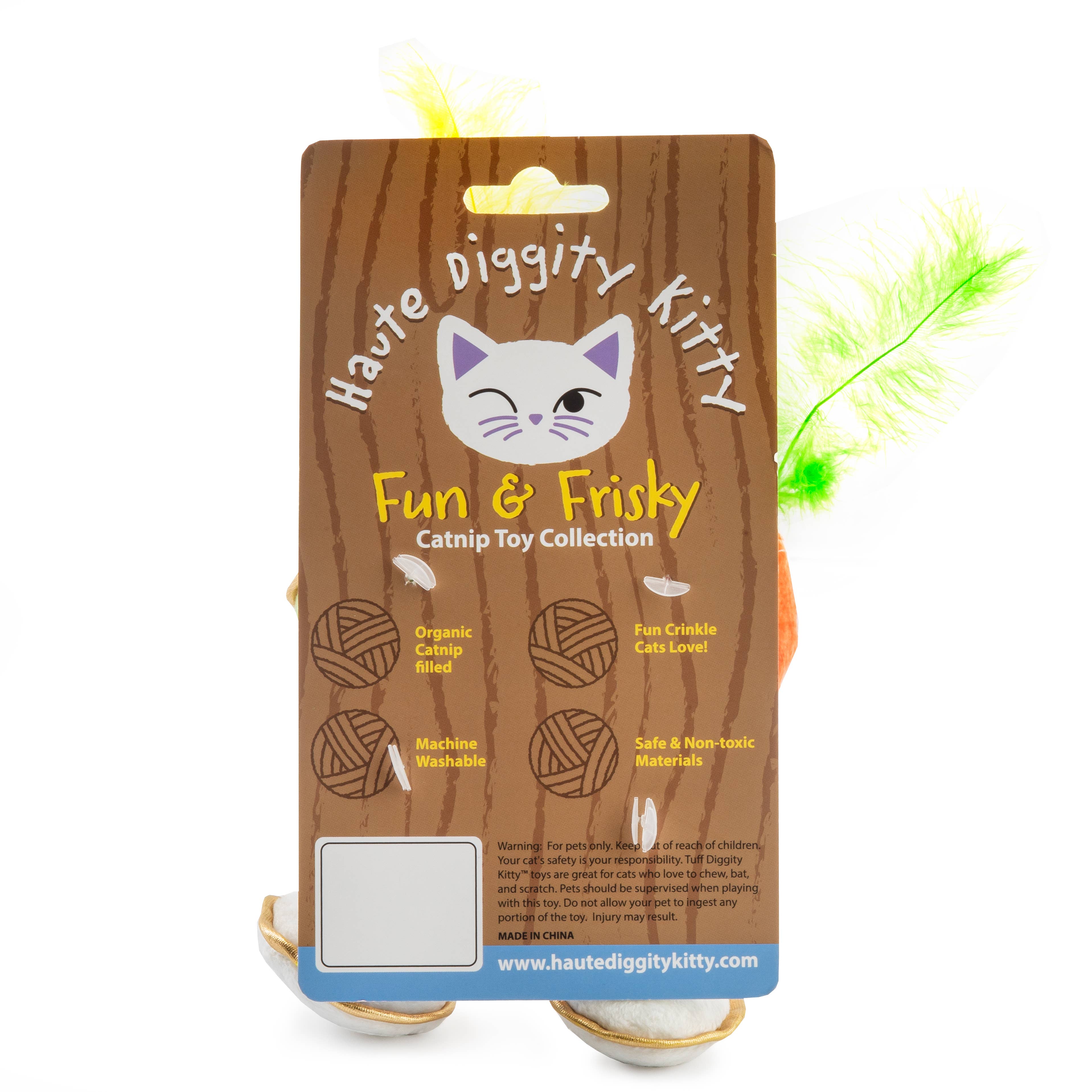 Haute Diggity Dog - Wholesale Pet Toy Set - Cat - Kitty Cocktails (2 cocktails) Organic Catnip Toys1