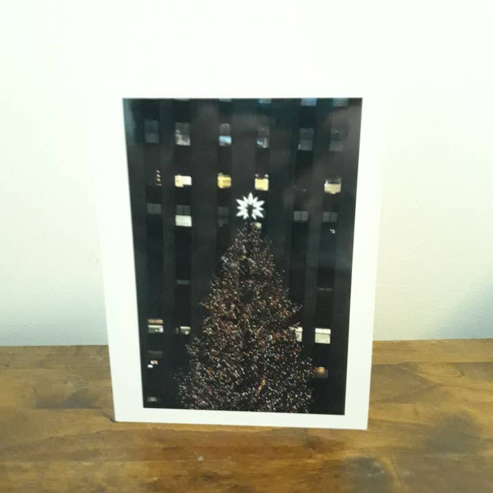 Tarjeta de felicitación fotográfica Rockefeller Tree para venta al por mayor de Dawna Anders Photography