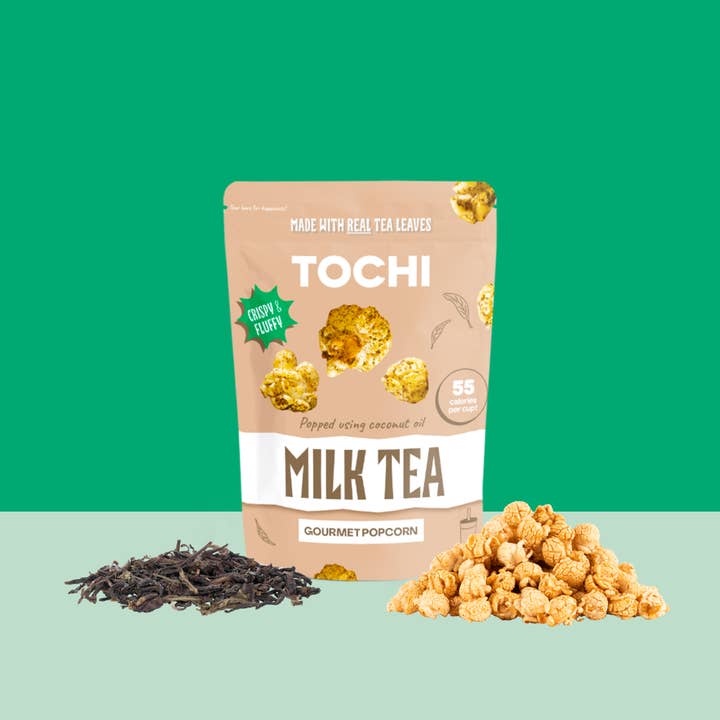 Milk Tea Popcorn for wholesale by Tochi Snacks