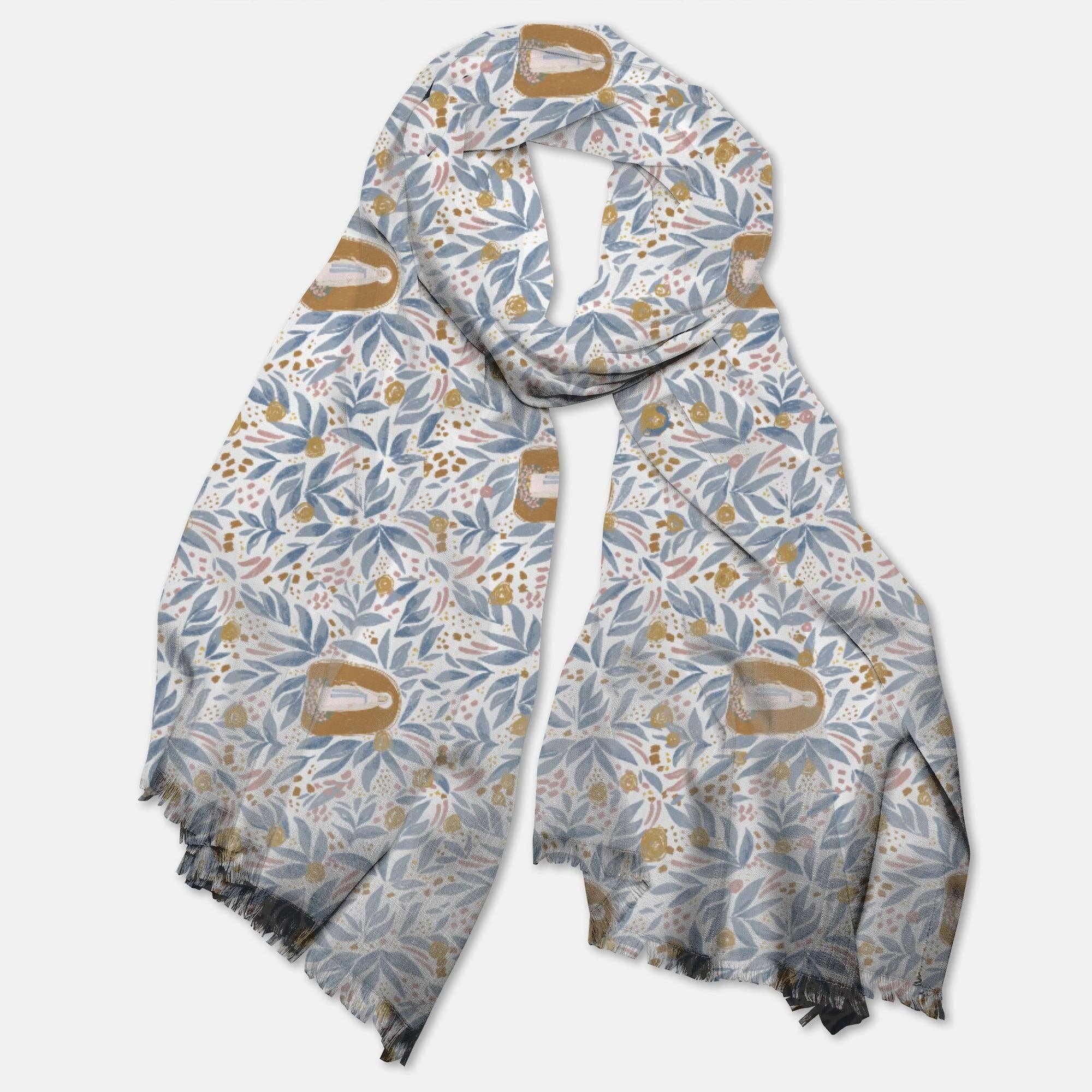 Marigold Catholic Goods, Co. - Wholesale Scarf - Women's - Lourdes Scarf2