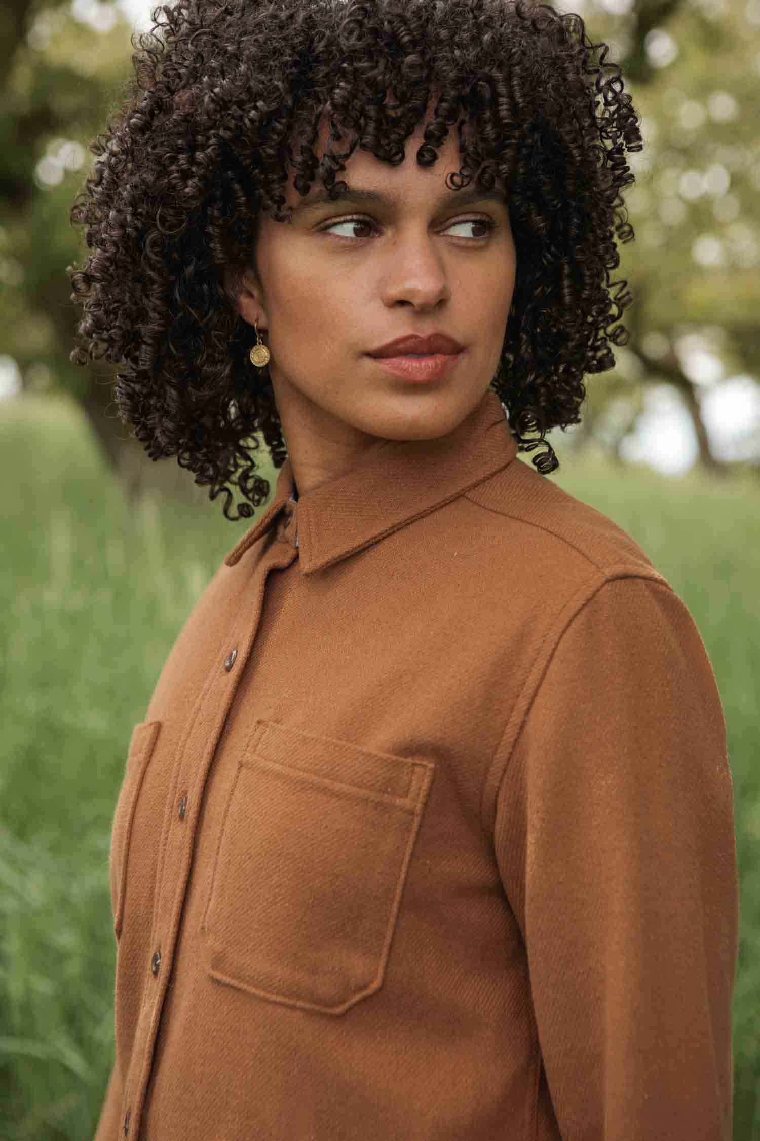 Dawson Overshirt / Camel for wholesale on Faire5