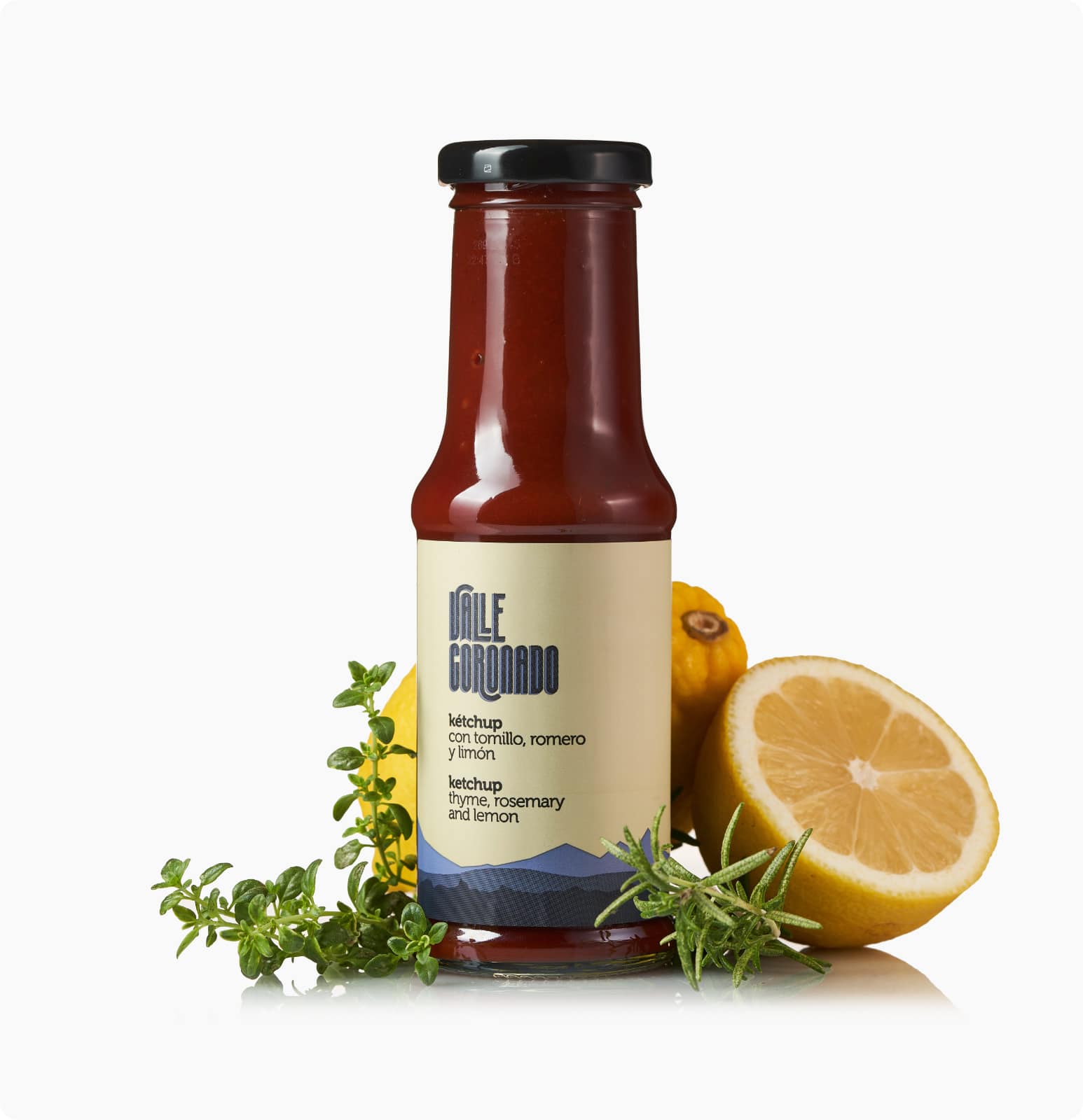 Valle Coronado - Wholesale Ketchup - Ketchup Sauce with Thyme, Rosemary, and Lemon