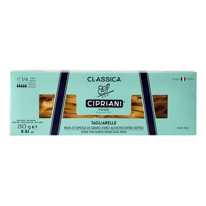 LE GOURMET CENTRAL - Wholesale Pasta - Cipriani Organic Egg Pasta Tagliarelle