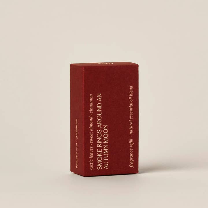 Below 60 - Wholesale Diffuser Fragrance Refill - Smoke Rings Around an Autumn Moon | Spice & Almond Scent Refill1