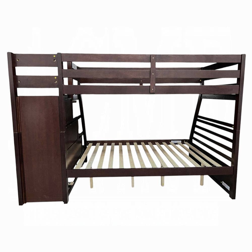 ReForm Creative Home - Wholesale Bed - Mojo Twin/Full Bunk Loft Bed W/Trundle & Storage - Expresso4