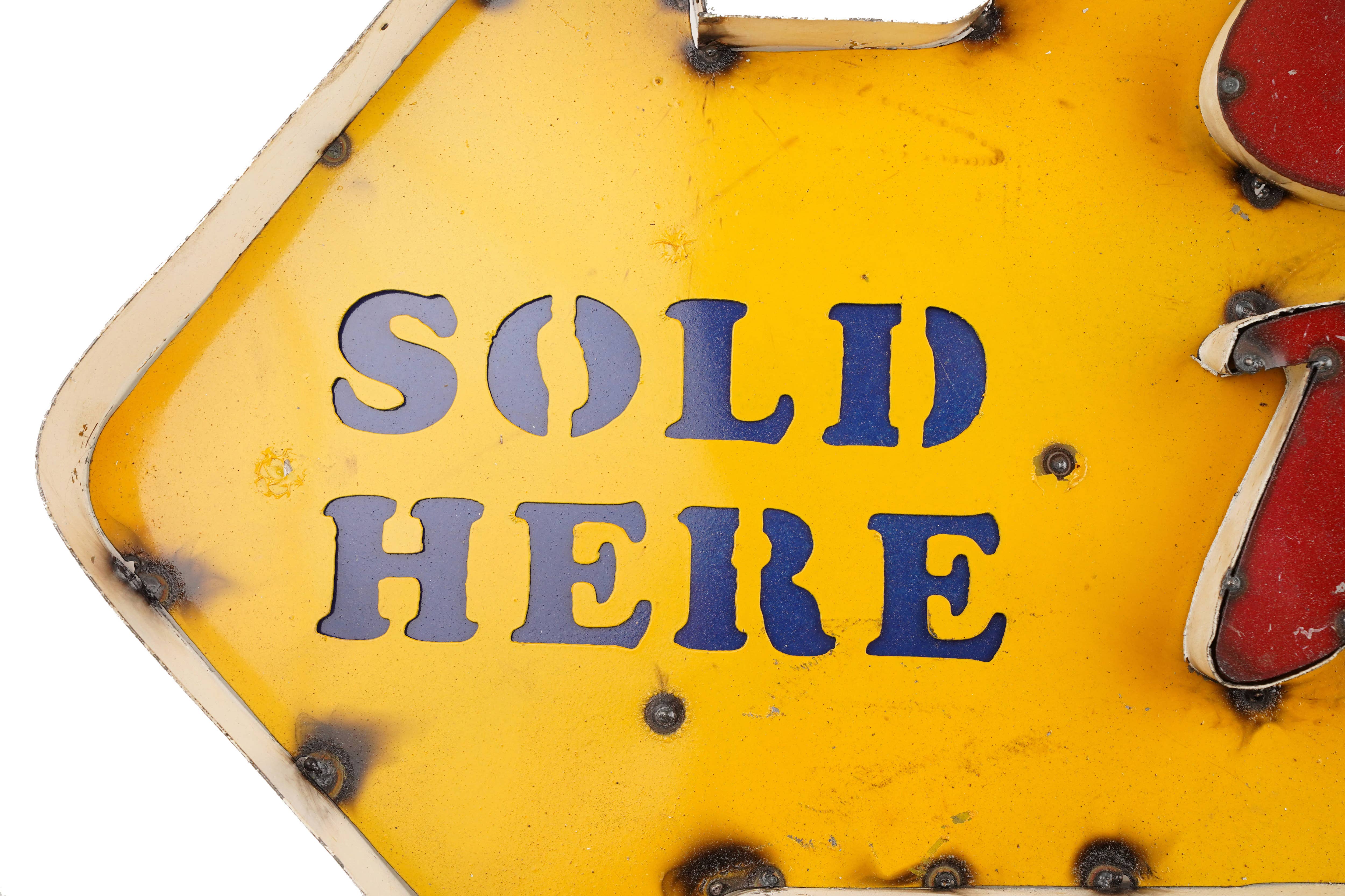 My Amigos Imports - Wholesale Sign - Ice Cold Beer Arrow Metal Sign-21x34H-Wall Decor-NEW1