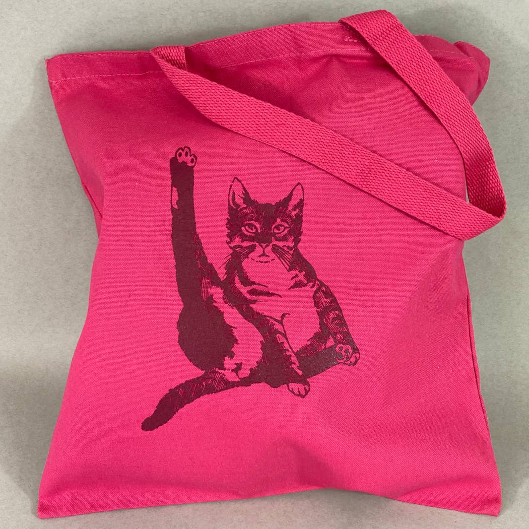 Rx Letterpress – Engroshandel Tote bag - Unisex – Kat spiller violin | Cat Butt | Sjov katteelsker lærred Tote6