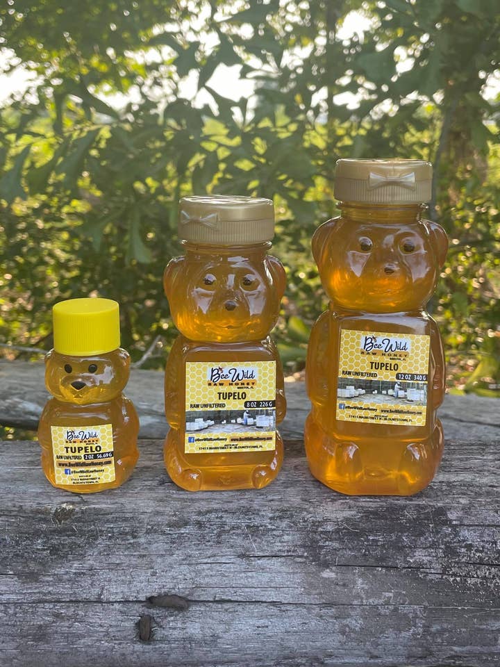 Bear Family- Tupelo for wholesale by Bee Wild Raw Honey