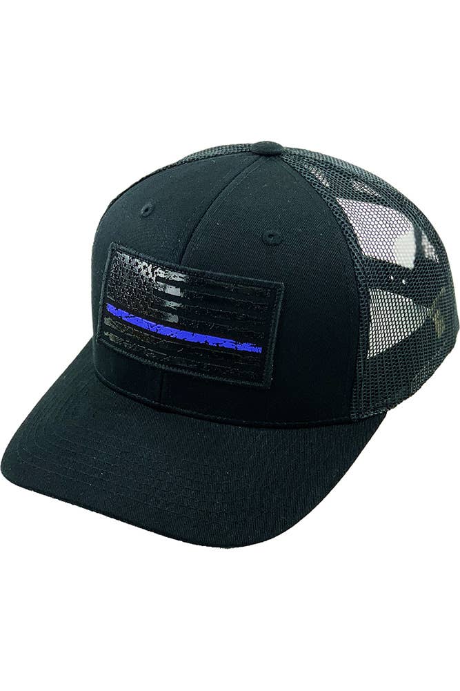 Hana - Wholesale Trucker Hat - Women's - Flag Flat UV Print Patch Mesh Back American Flag Ballcap16