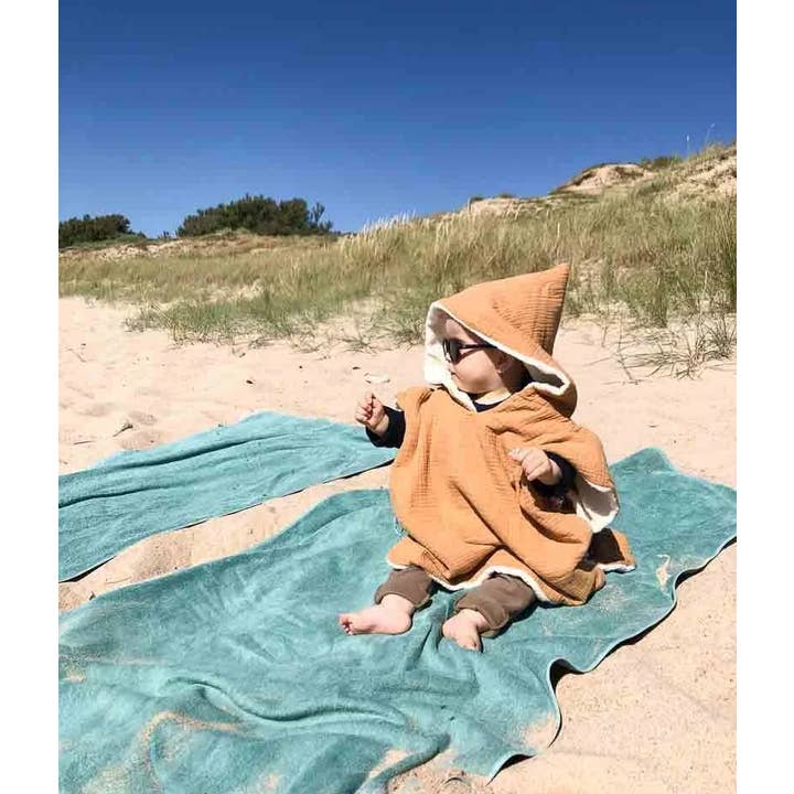 Manufacture des bébés français - Wholesale Poncho Towel - Kids & Baby - Camel bath poncho4