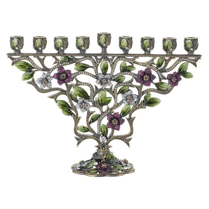 Sophie Menorah | Bronze Menorah | Hanukkah | Chanukah for wholesale by OLIVIA RIEGEL