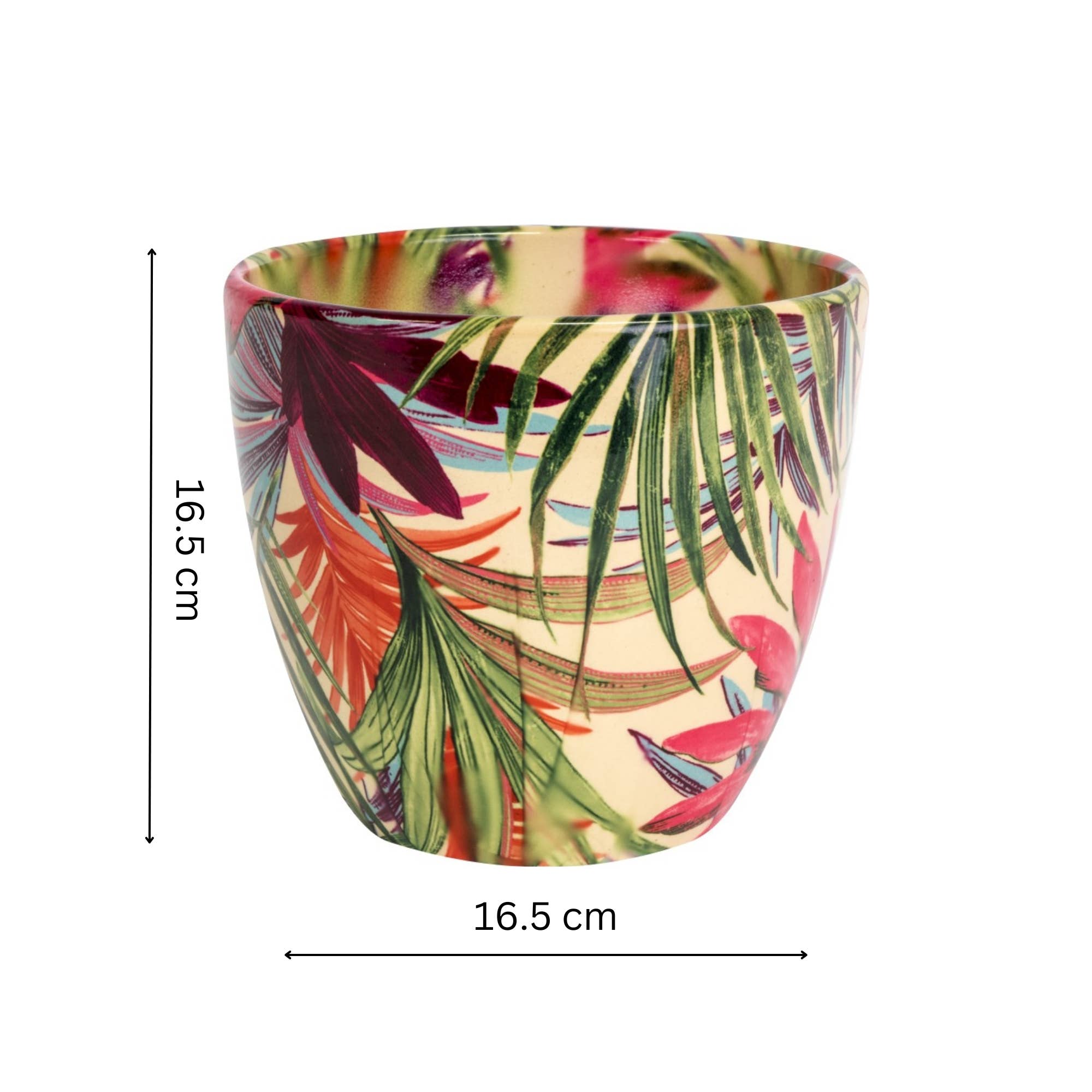 Ivyline - Vendita all'ingrosso Vasi per piante - Vaso per piante da interno in ceramica Monza H16,5 cm x P16,5 cm4