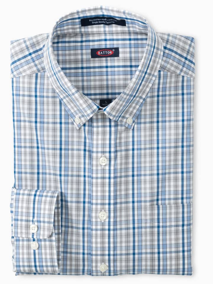 Morgan Luxury Poplin Sport Men's Button Down Shirt for wholesale by Batton