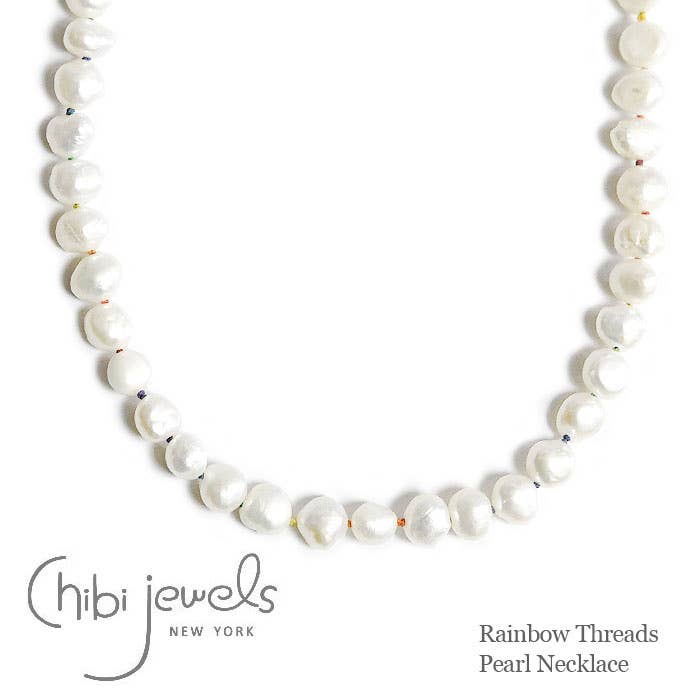 Regenboogdraden Parelketting voor wholesale door Chibi Jewels