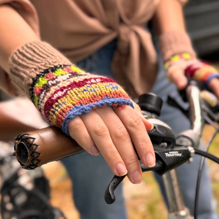 miglo - Wholesale Gloves - Women's - Boho Handmade Fingerless Gloves Vison0