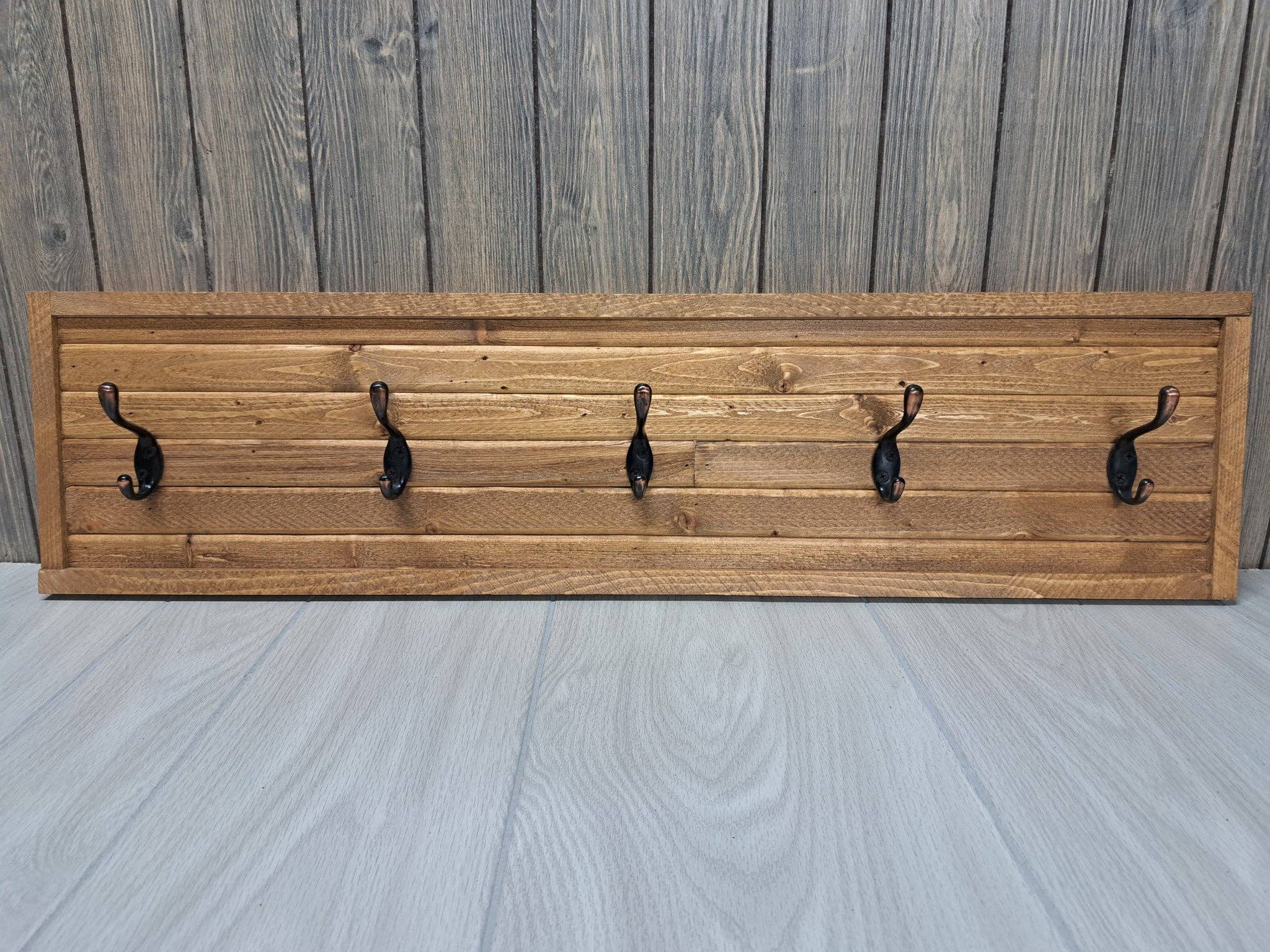 Rustic Brook Farm - Wholesale Coat Rack - Rustic Farmhouse Style Wooden Coat Rack - Light Pine2