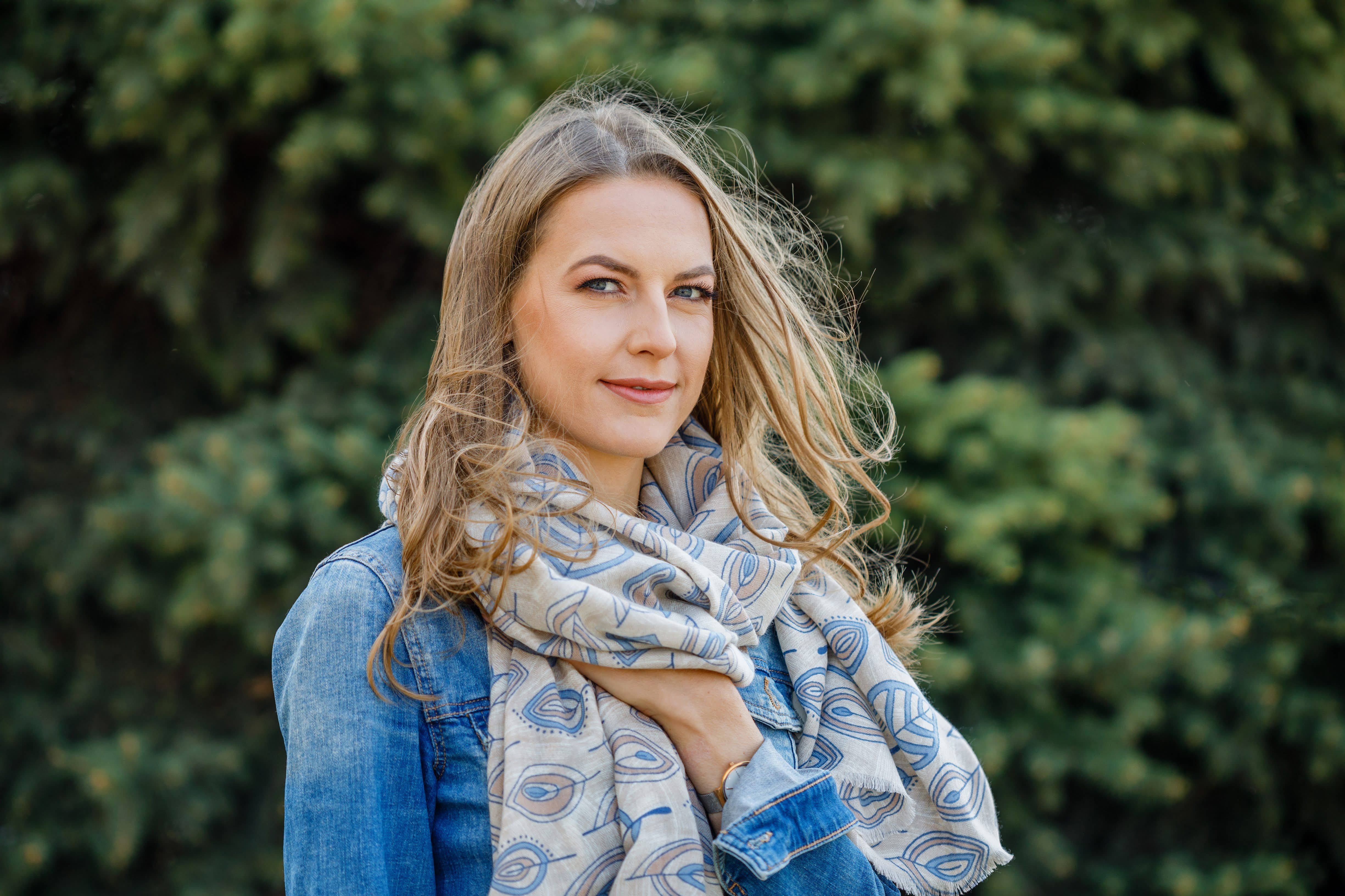 Light gray Marbu Scarf for wholesale on Faire1