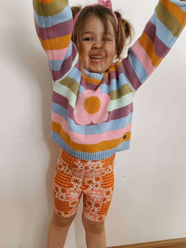 The Daisy Chain Co - Wholesale Shorts – Kids - Flora Bike Shorts2