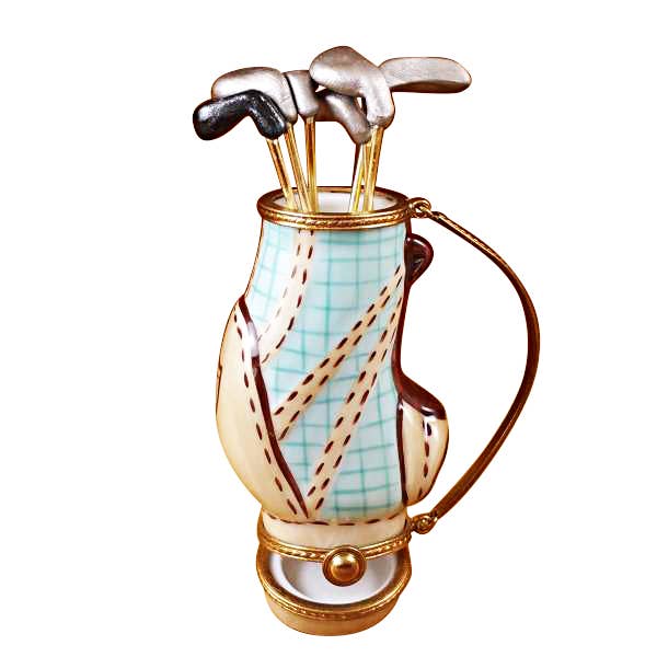 Rochard - Wholesale Decorative Tabletop Object - Golf Bag w/ 6 Clubs2