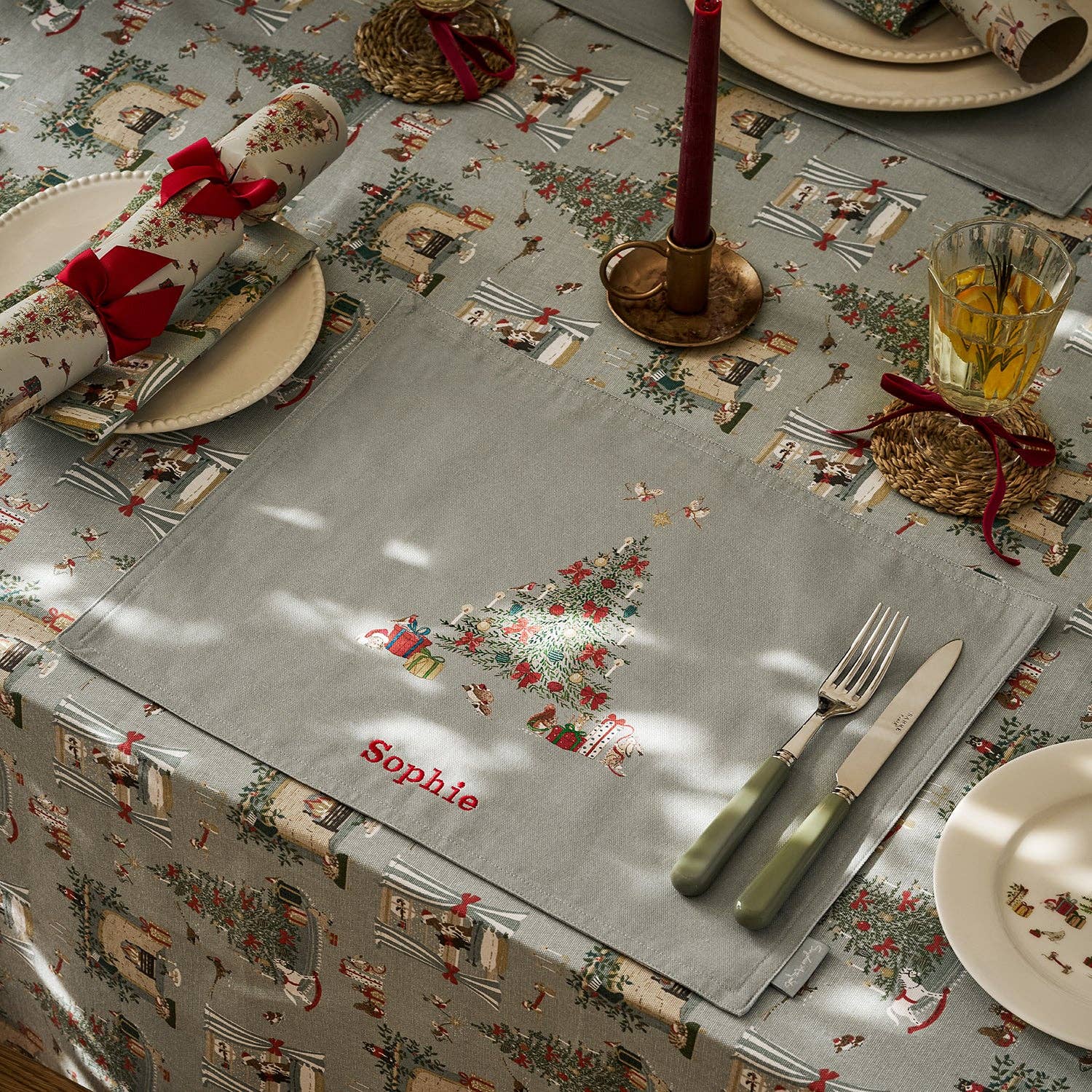 Sophie Allport – wholesale Placemat – Cosy Christmas Large Washable Placemat0