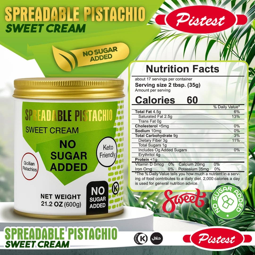 Pistest - Wholesale Nut Butter -  No Sugar added Sweet Pistachio butter7