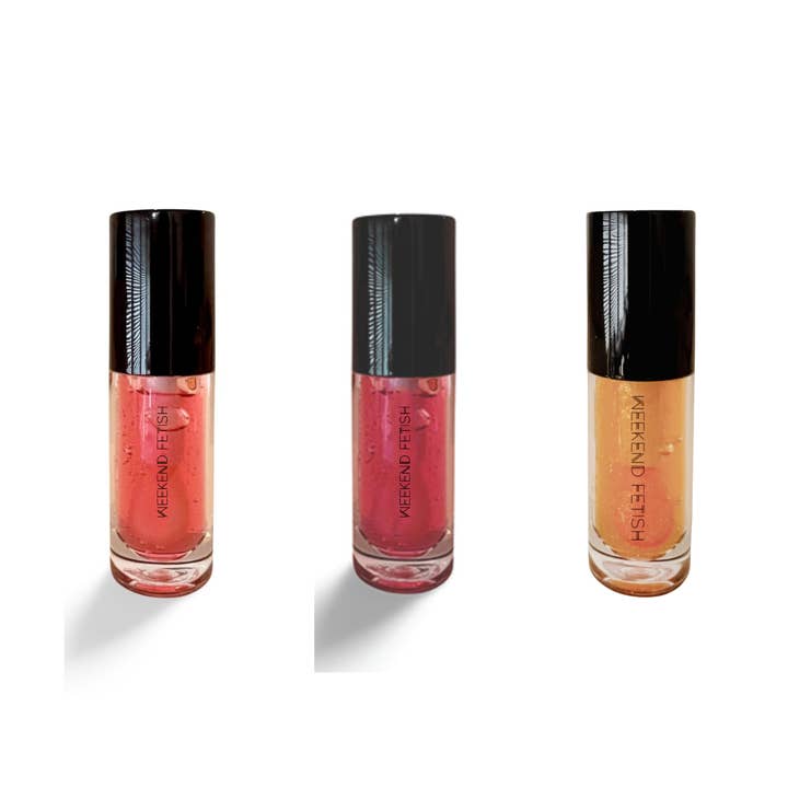 Hydrating Lip Oil Trio for wholesale by Weekend Fetish Beauty Collection