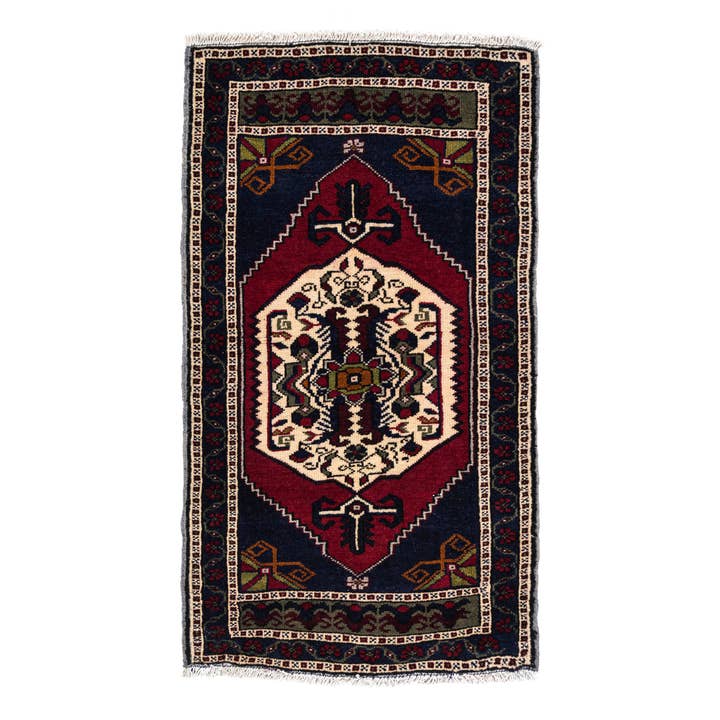 Petit tapis d'entrée tissé à la main - (60 cm x 110 cm) pour la vente par Rugtolia