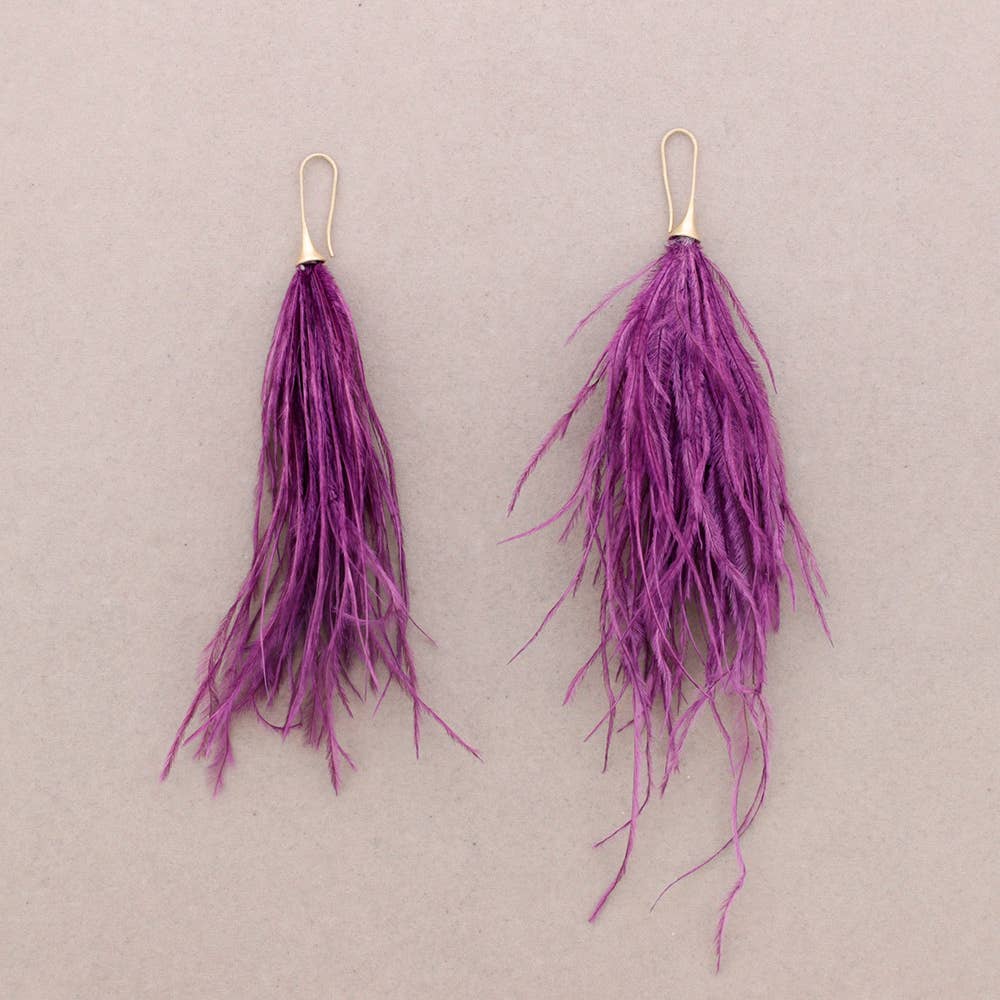 Sonata - Wholesale Snap Jewelry - Feather Earrings1