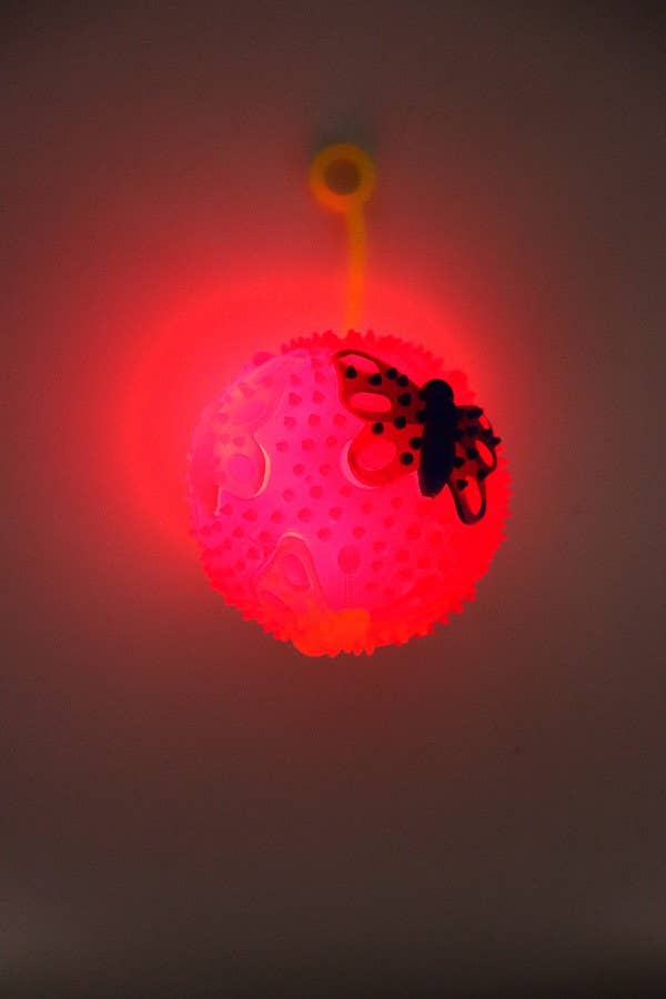 AS SHOWN Spiky Translucent Led Lit-up Ball for wholesale on Faire2