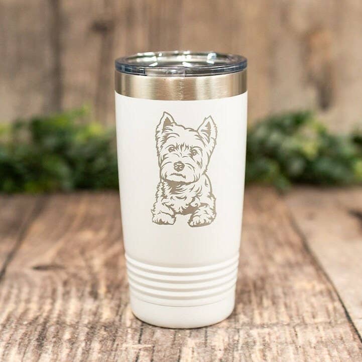 Highland Cow Farm 40 oz Tumbler with Lid and Straw, Brand New Handmade