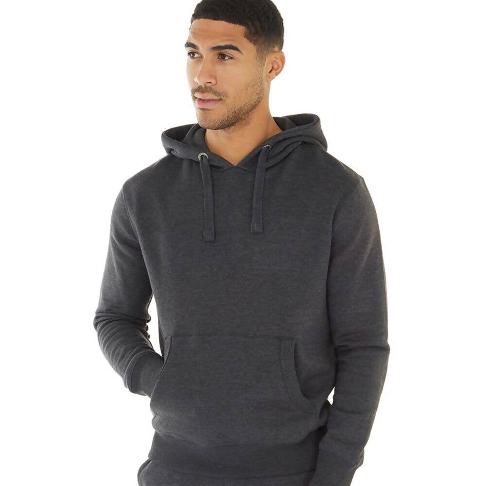 J5FASHION - Wholesale Hoodie - Men's - Charcoal Flex Fleece Pullover Hoodies