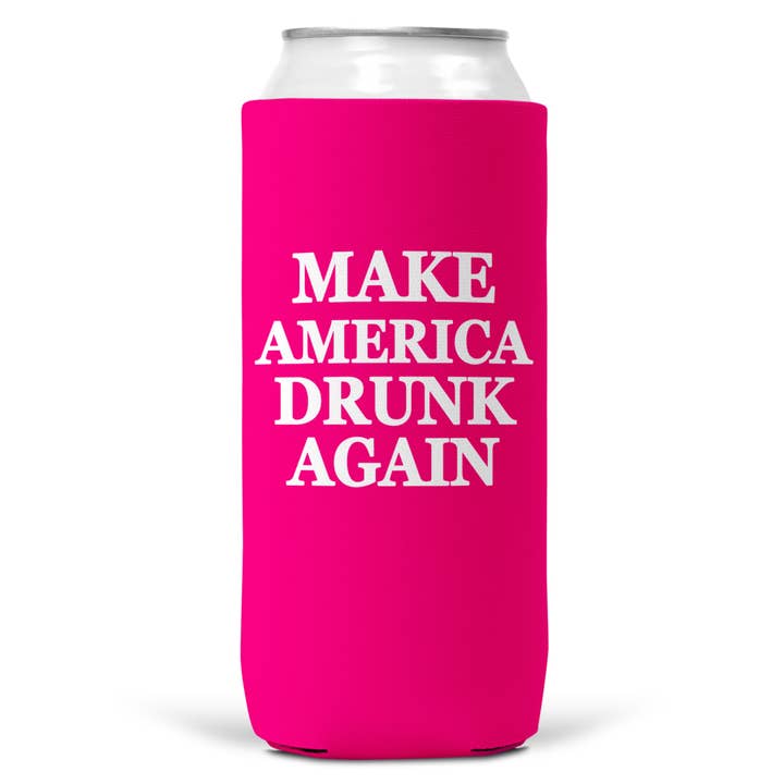 Wi-Wear – wholesale Drink huggers & koozies – Make America Drunk Again SLIM CAN Coozie/Cooler3