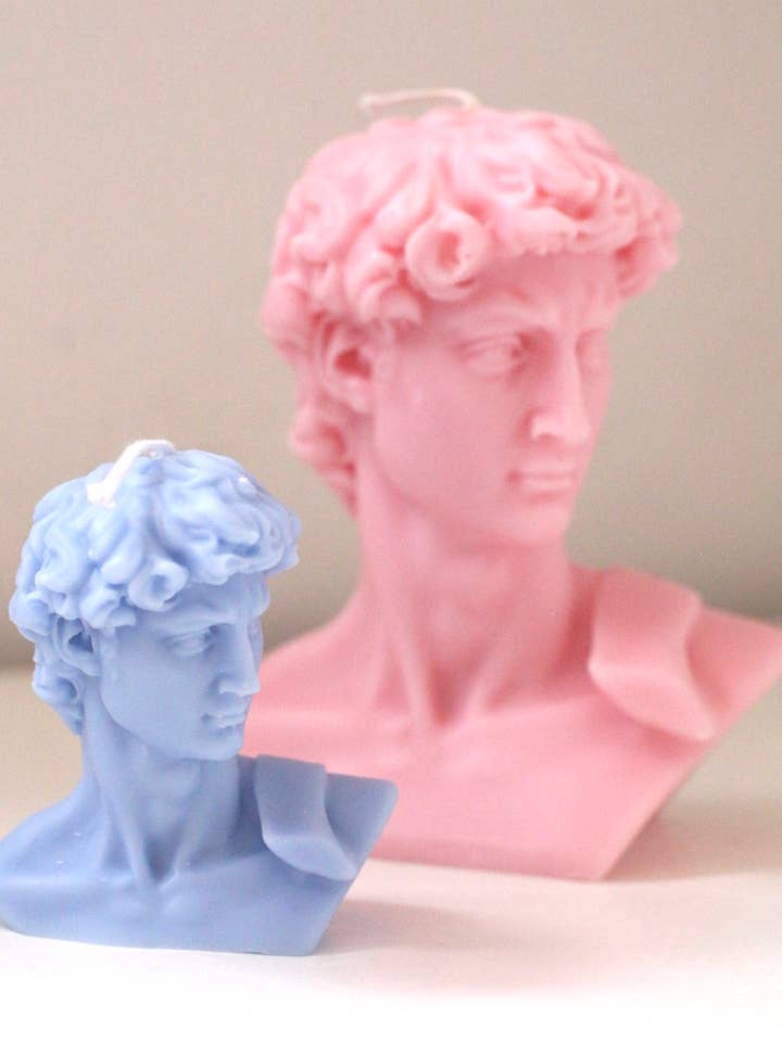David Bust Candle - Small for wholesale by Piaceri