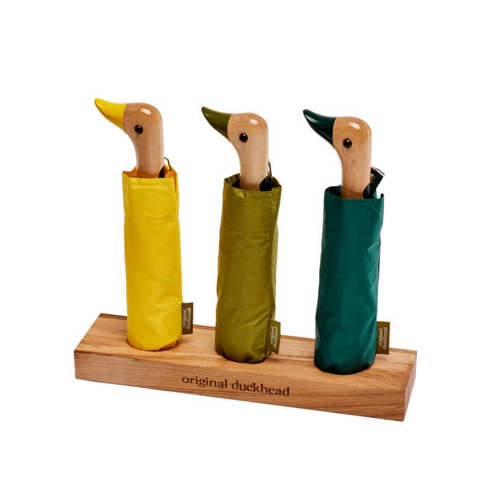 Original Duckhead USA - Wholesale Umbrella - Unisex - NEW! Multipack - Forest/Olive/Yellow Duck Umbrellas - 6 pcs