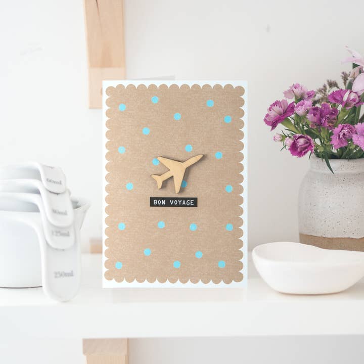 Bon Voyage Card for wholesale by Daisycat