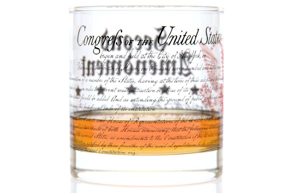 Well Told - Wholesale Cocktail/Liquor Glass - 2nd Amendment - Historical - Whiskey Rocks Glass - 11 oz1
