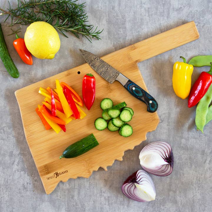 Totally Bamboo - Wholesale Cutting Board - Oklahoma Cutting Board with Artwork by Fish Kiss™3