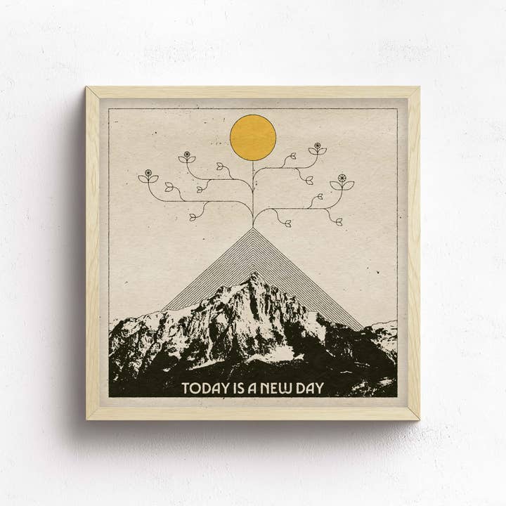 SheeleyCo - Wholesale Art Print - Today Is A New Day Print