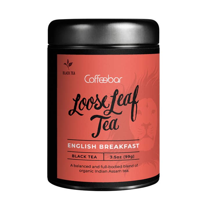 English Breakfast Loose Leaf Tea - 3.5oz Tin for wholesale by Coffeebar